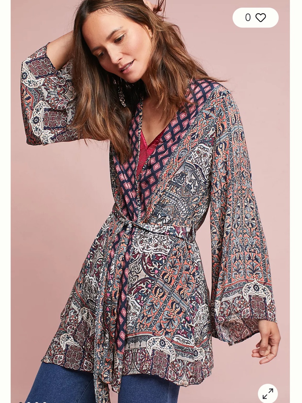 Anthropologie Melissani Wrap Kimono